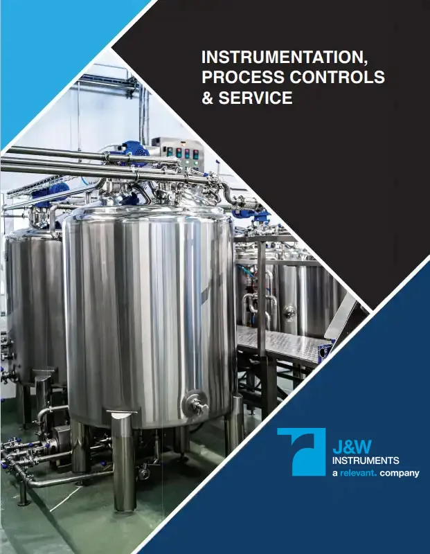 J&W Instruments Process Control Equipment Manufacturers Line Card